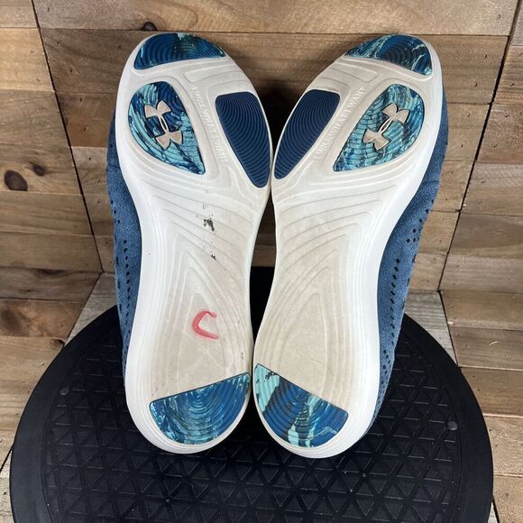 Under Armour Womens Size 7.5 UA Street Precision Low Luxe Blue 1296225-953 light - Picture 9 of 10
